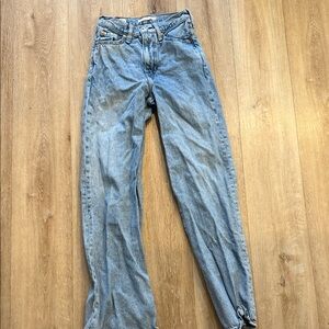 Levi ribcage wide leg Jean